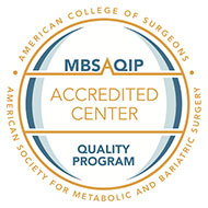 Accredited Metabolic and Bariatric Center Seal